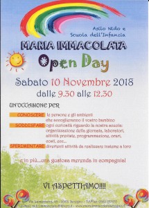 volantino open day nov 2018